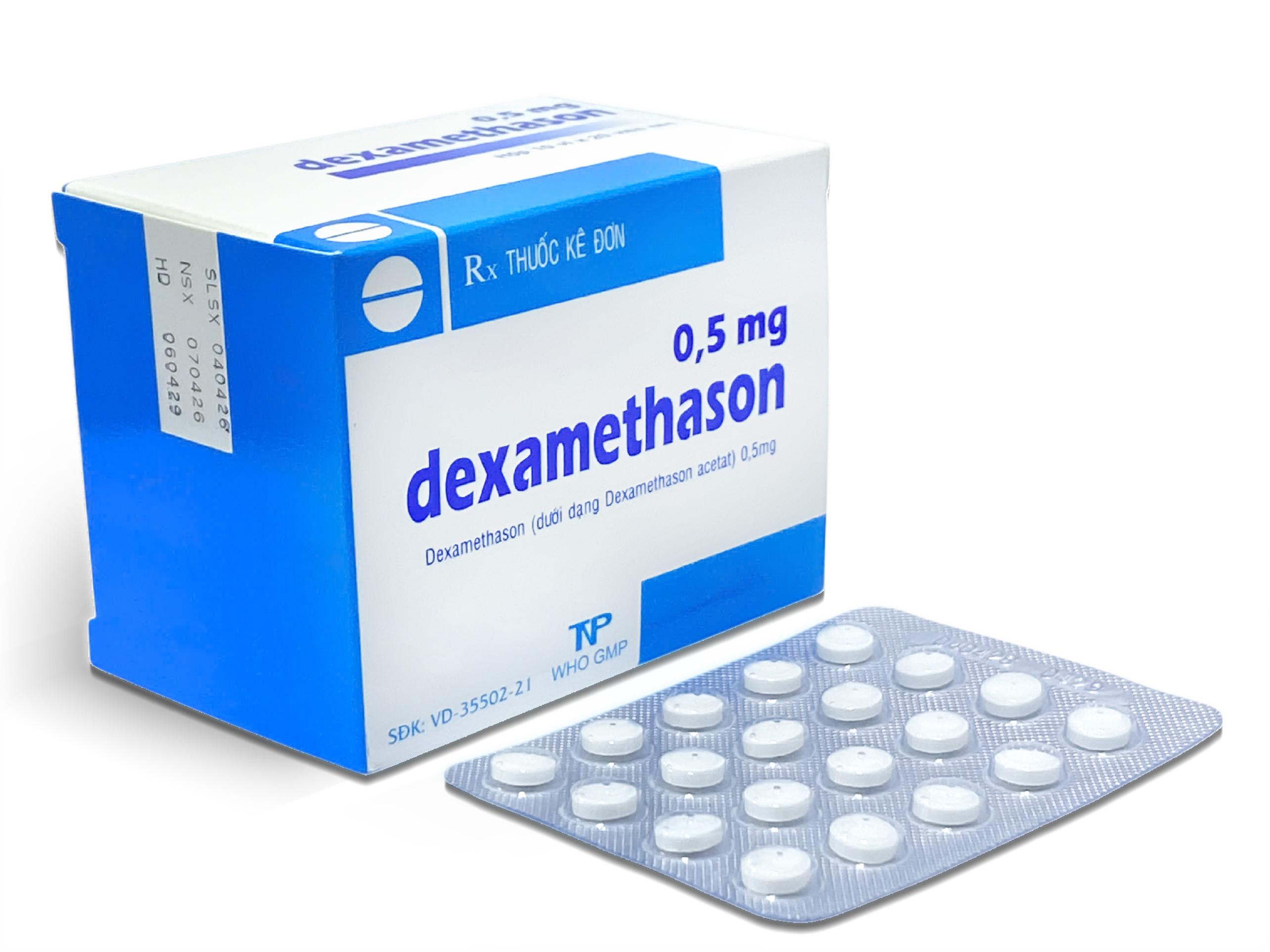 Dexamethason 0.5mg Thành Nam (H/200 viên nén tròn)